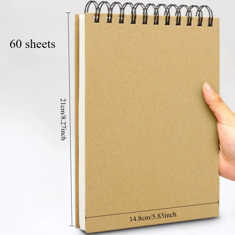 Vintage Loose Leaf Notebook, Watercolor Drawing Book, Multipurpose Scrapbooking Journal, Ideal for Thanksgiving/Christmas Gift. Merch Eternally
