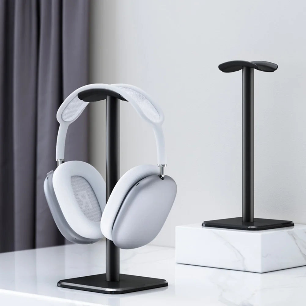 Aluminium Alloy Vertical Headset Stand Headphone Bracket Universal Earphone Display Rack Hanger for AirPods Max/Beats/Bose Merch Eternally