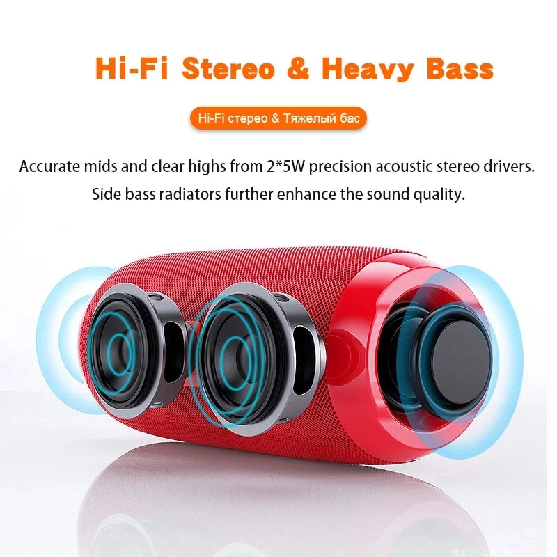 Wireless Portable Bluetooth Speaker Subwoofer Radio FM Music Sound Box Blutooth For Bocina Acoustics Handsfree Hifi Caixa De Som Merch Eternally