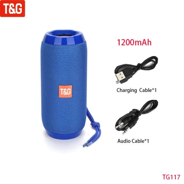 Wireless Portable Bluetooth Speaker Subwoofer Radio FM Music Sound Box Blutooth For Bocina Acoustics Handsfree Hifi Caixa De Som Merch Eternally
