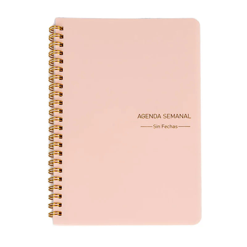 2025 A5 Agenda Planner Notebook Diary Weekly Planner Goal Habit Schedules Journal Notebooks For School Stationery Office Spanish Merch Eternally