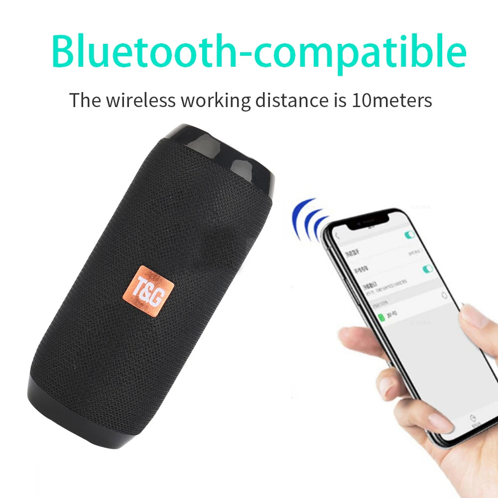 Wireless Portable Bluetooth Speaker Subwoofer Radio FM Music Sound Box Blutooth For Bocina Acoustics Handsfree Hifi Caixa De Som Merch Eternally