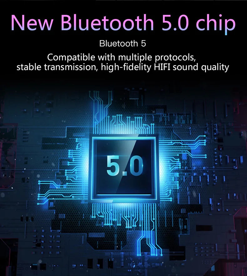 Headphones Bluetooth Wireless Headsets With Mic Music Gaming Sports Earpieces Great Bass Earphones Foldable Support TF SD-Card Merch Eternally