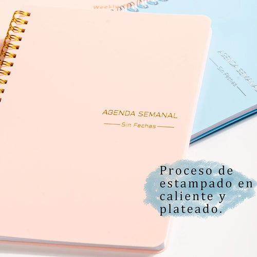 2025 A5 Agenda Planner Notebook Diary Weekly Planner Goal Habit Schedules Journal Notebooks For School Stationery Office Spanish Merch Eternally