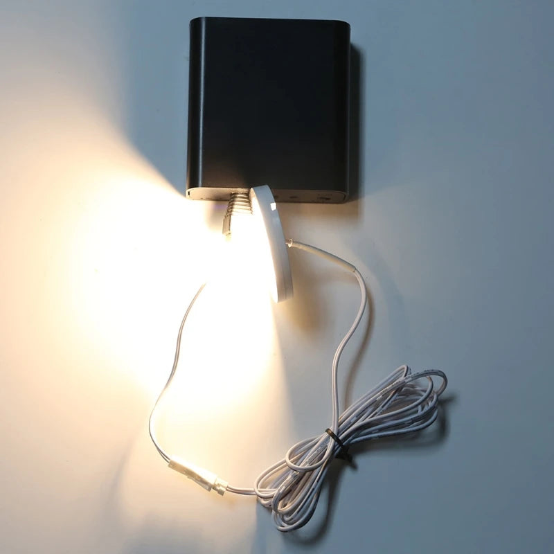 A0KB DIY 5V USB 9V 12V 5.5x2.1mm Uninterrupted Backup UPS Power Supply Box for Wireless Router Tablet Smartphone Home Camera Merch Eternally