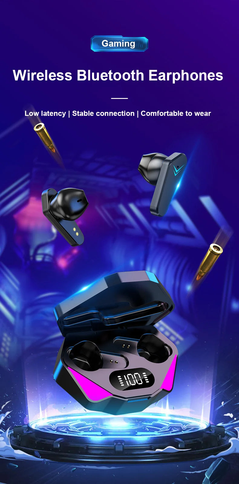 TWS Gaming Earbuds Merch Eternally